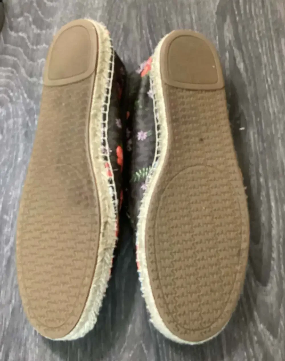 Michael Kors Kendrick Floral Logo Espadrille Flats Size 8.5M